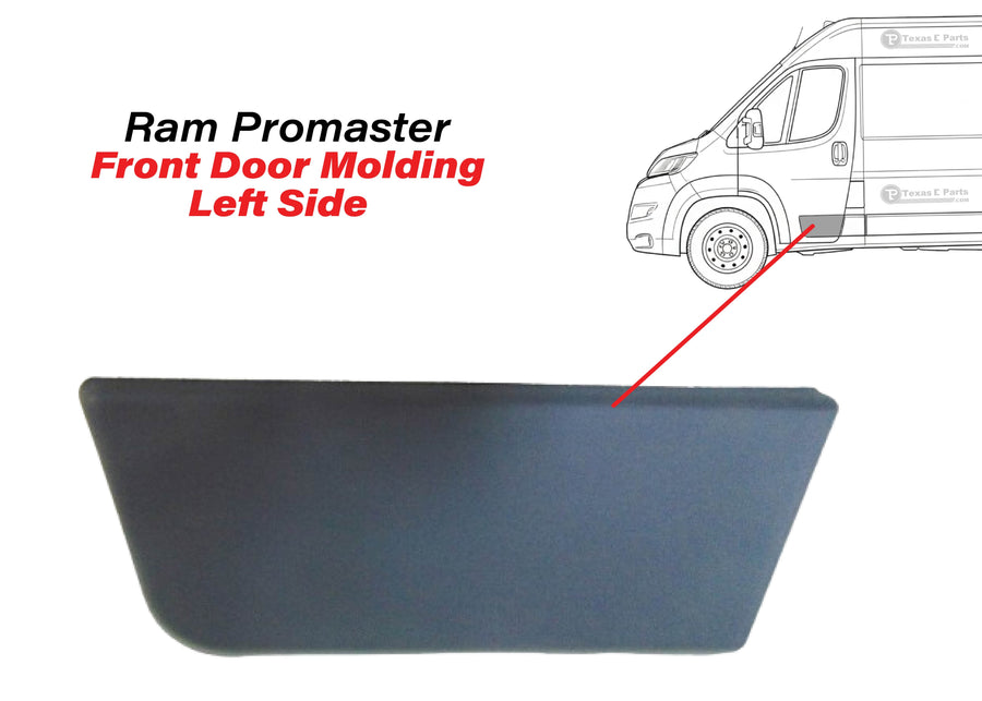 2014-2018 Ram ProMaster 1500 2500 3500 Front Left Driver Door Side Molding Trim - Texas-e-parts