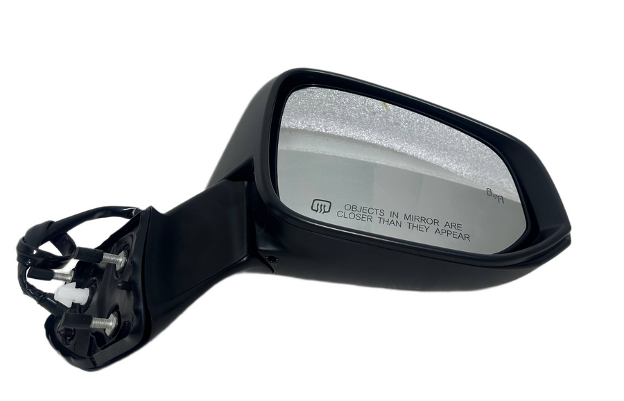2020–2025 Toyota Highlander Right Front Door Side Rear View Mirror BSM, black, perfect fit, high quality replacement mirror