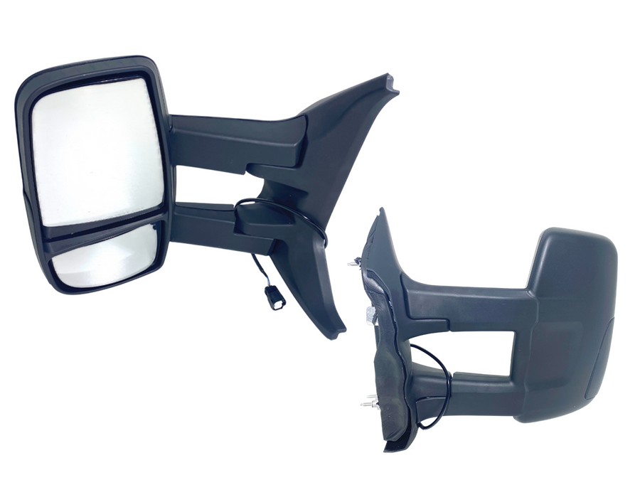 2015-2024 Ford Transit 150 250 350 350HD Front Door Left Side Rear View Mirror Long Arm - Texas-e-parts