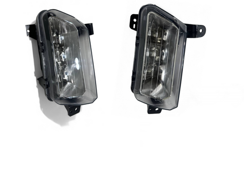2022-2025 Chevy Silverado 1500 & Silverado 1500 LTD Left Right Front Bumper Fog Light Lamp LED Driver & Passenger Set - Texas-e-parts
