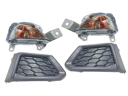 2019-2022 Nissan Altima Front Bumper Turn Signal Light Lamp With Cover Left Driver & Right Passenger Set - Texas-e-parts
