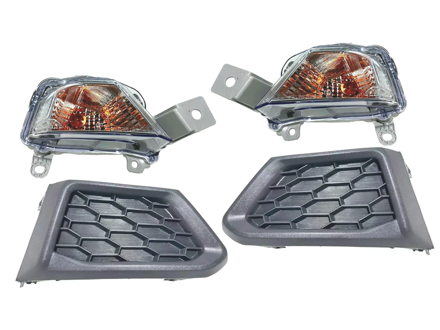 2019-2022 Nissan Altima Front Bumper Turn Signal Light Lamp With Cover Left Driver & Right Passenger Set - Texas-e-parts