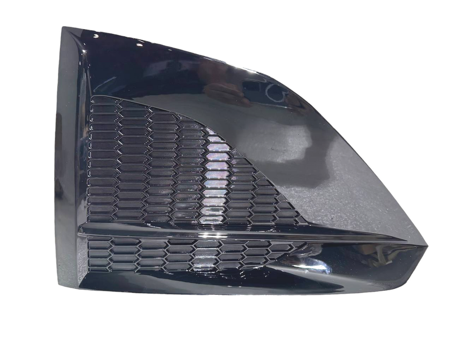 2023 2024 Nissan Altima Front Bumper Fog Light Cover Right Passenger Side Gloss Black - Texas-e-parts