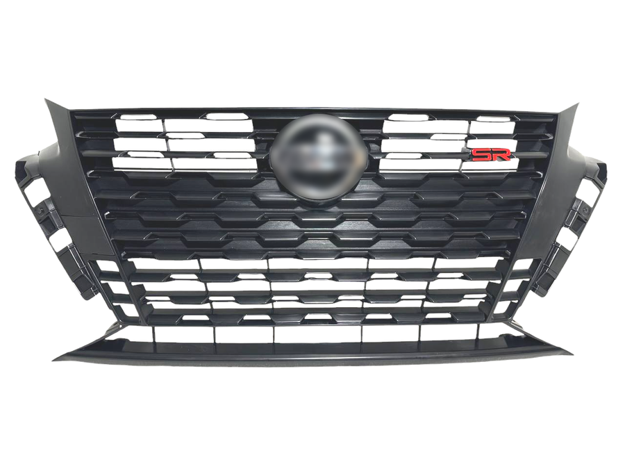 2023-2024 Nissan Altima SR Front Bumper Grille Gloss Black - Texas-e-parts