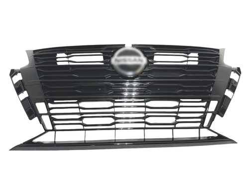 2023-2024 Nissan Altima S SL SV Grille Front Bumper Grille Gloss Black - Texas-e-parts