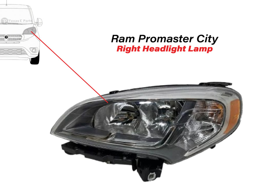 2015-2022 Ram Promaster City Headlight Lamp Front Left Driver Side - Texas-e-parts