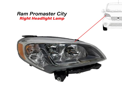2015-2022 Ram Promaster City Headlight Lamp Front Right Passenger Side - Texas-e-parts