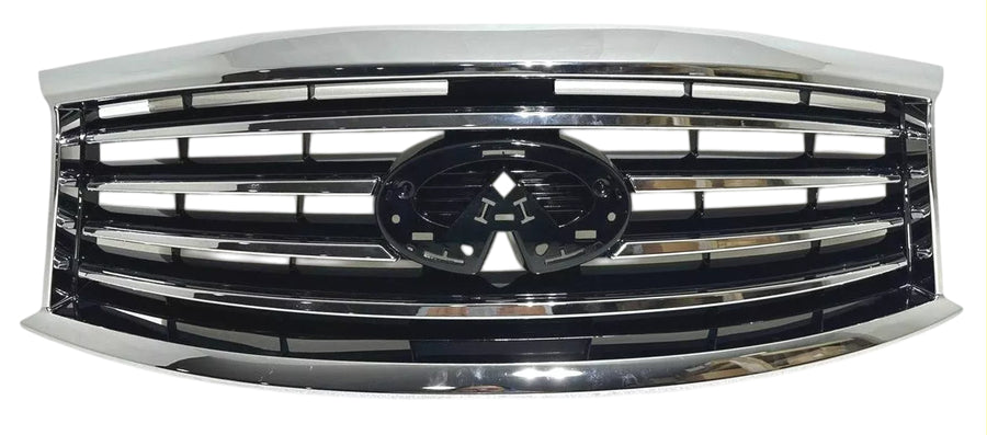2013-2015 Infiniti JX35 QX60 Front Bumper Upper Grille Chrome - Texas-e-parts