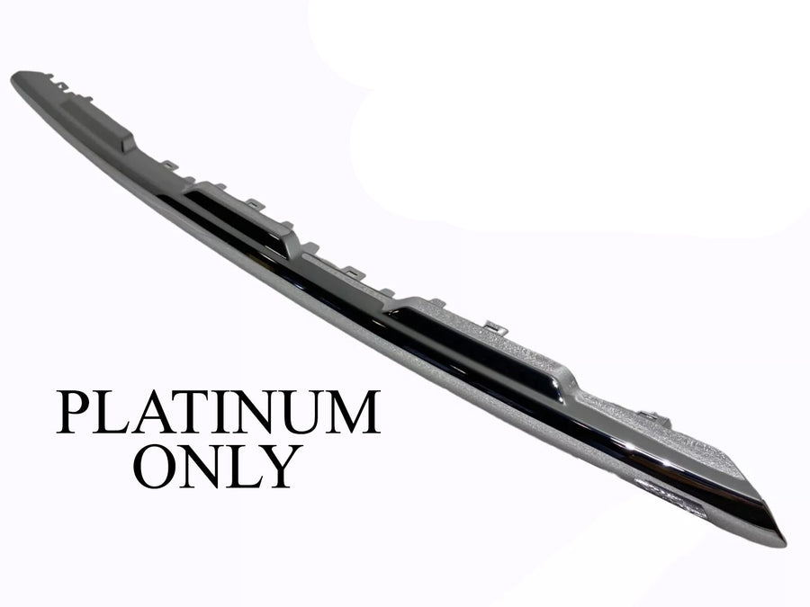 2021-2023 Nissan Rogue Platinum Front Bumper Chrome Molding Trim - Texas-e-parts