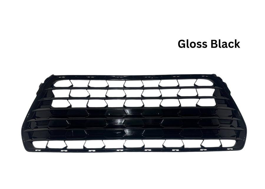 2024-2025 Toyota Grand Highlander Front Bumper Lower Grille Gloss Black - Texas-e-parts