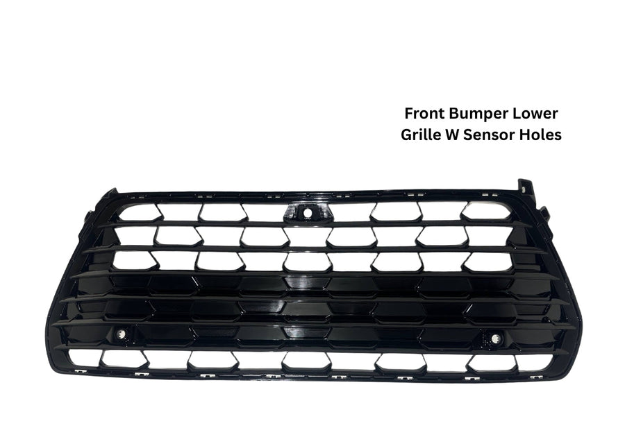2024-2025 Toyota Grand Highlander Front Bumper Lower Grille W Sensor Holes - Texas-e-parts