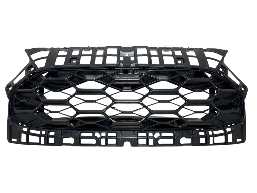 2023-2026 Honda HRV HR-V LX Front Bumper Upper Grille Without Sensor Holes Honeycomb Matte Black - Texas-e-parts