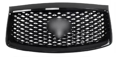 2018-2021 Infiniti QX80 Grille Front Bumper Upper Gloss Black Grill - Texas-e-parts
