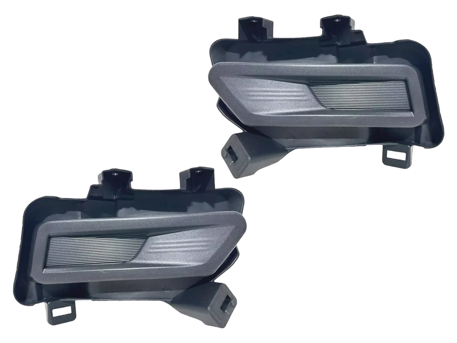 2018-2020 Nissan Kicks S SV SR Front Bumper Fog Light Cover Left Driver & Right Passenger Set - Texas-e-parts