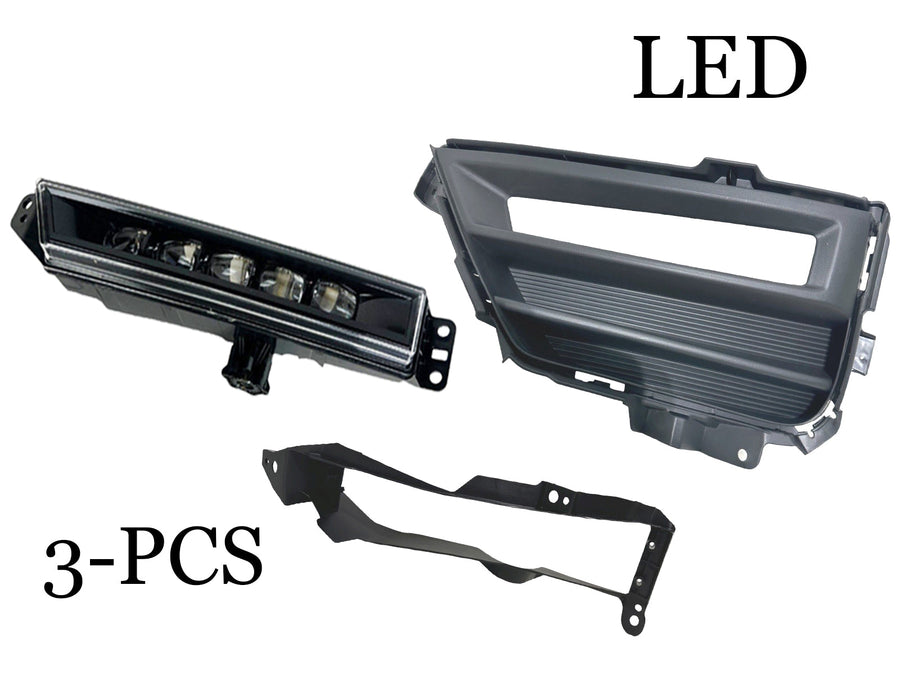 2020 2021 2022 Honda CR-V CRV Hybrid Front Bumper Daytime Running Light Lamp With Cover & Bracket Left Driver Side - Texas-e-parts