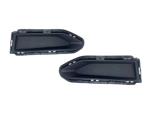 2023 2024 2025 Nissan Versa S SR SV Front Bumper Fog Light Cover Without Fog Hole Left Driver & Right Passenger Set