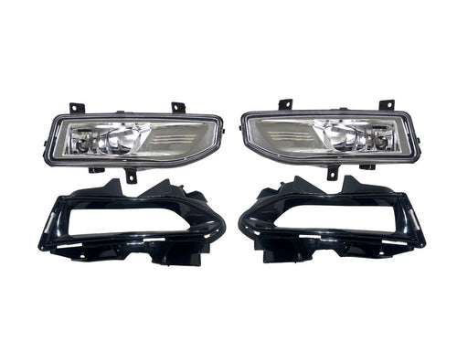 2023 2024 2025 Nissan Versa S SR SV Front Bumper Fog Light Lamp With Cover Left Driver & Right Passenger Set