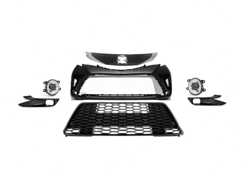 2021-2024 Toyota Sienna XSE Front Bumper Cover Grille Fog Light With Cover - Texas-e-parts