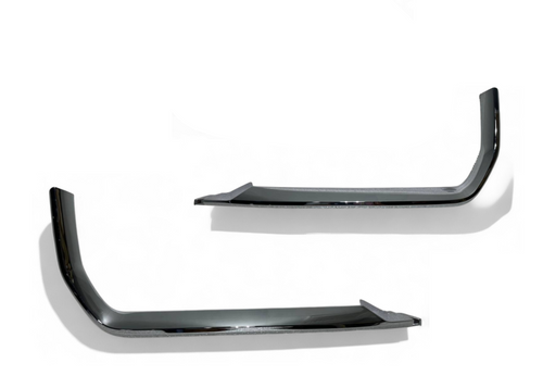 2022-2024 GMC Terrain Denali Left Right Front Bumper Lower Chrome Molding Trim Driver & Passenger Set - Texas-e-parts