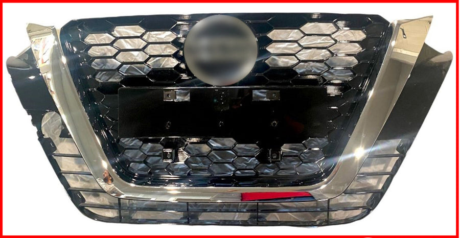 2019 2020 2021 2022 Nissan Altima Front Bumper Upper Grille Chrome - Texas-e-parts