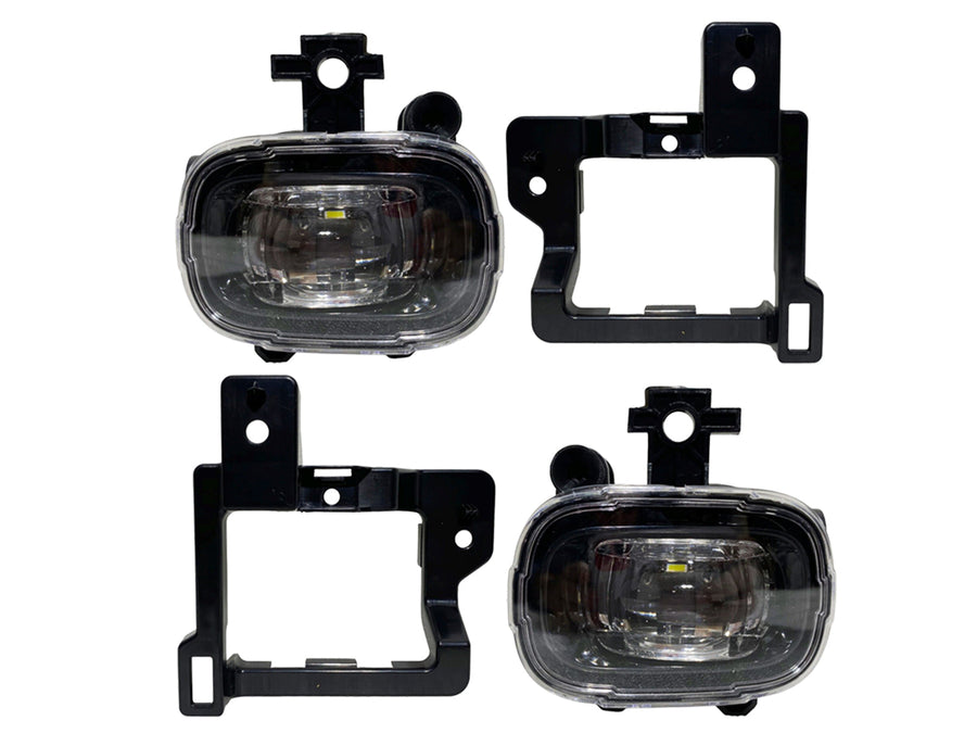 2021 2022 2023 Nissan Rogue Front Bumper Fog Light Lamp With Bracket Left Driver & Right Passenger Side - Texas-e-parts