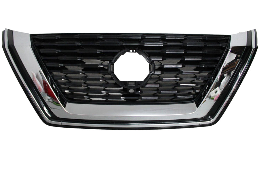 2021 2022 2023 Nissan Rogue Front Bumper Upper Grille With Camera Option - Texas-e-parts