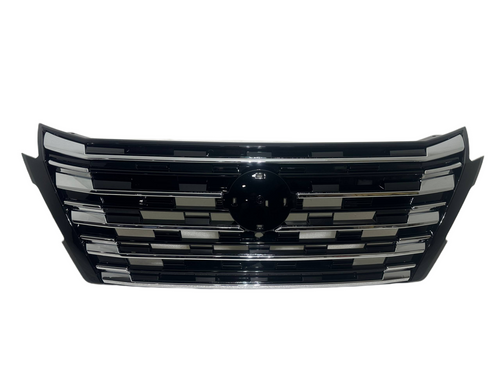 2024 2025 Nissan Rogue Grille Front Bumper Upper Grille With Surround View Chrome