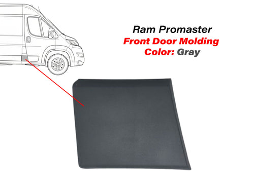 2014-2018 Promaster 1500 2500 3500 Right Front Door Body Side Trim Molding Passenger - Texas-e-parts