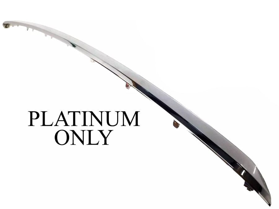 2021-2023 Nissan Rogue Platinum Rear Bumper Chrome Molding Trim - Texas-e-parts