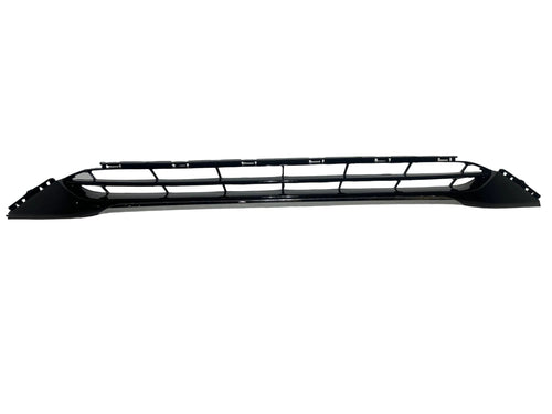 2024 2025 Nissan Sentra S SR SV Front Bumper Lower Grille With Chrome Molding Trim ( Gloss Black With Chrome Strip )