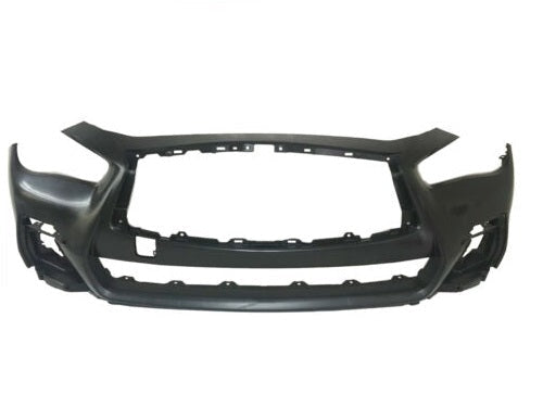 2018 2019 2020 2021 2022 2023 2024 Infiniti Q50 Q50s Sports Sedan Front Bumper Cover - Texas-e-parts