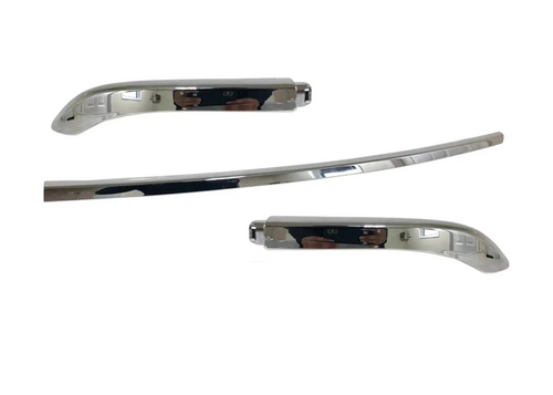 2015-2024 Nissan Murano Left Right Center Rear Bumper Chrome Molding Trim Set - Texas-e-parts