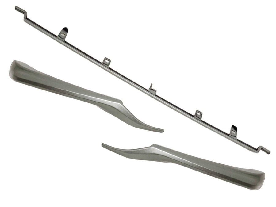 2021 2022 2023 2024 Toyota Camry XSE SE Front Bumper Center Left Right Side Molding Trim Set Gray - Texas-e-parts