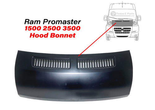 2014-2022 Ram Promaster 1500 2500 3500 Front Hood Bonnet - Texas-e-parts