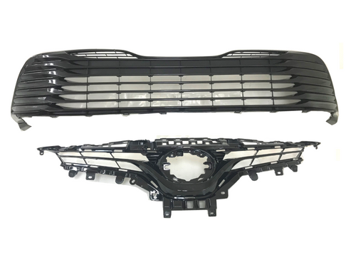 2018-2020 Toyota Camry LE XLE Front Bumper Upper Lower Grille Assembly - Texas-e-parts
