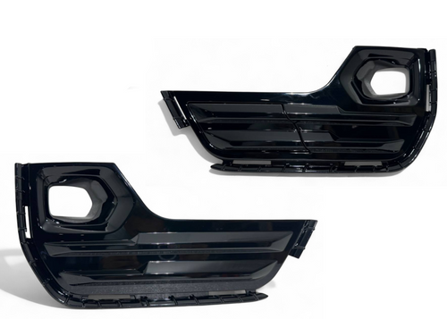 2022-2024 GMC Terrain AT4 SLT Front Bumper Fog Light Covers - Gloss Black, Left & Right Sides | Taxes-E-Parts
