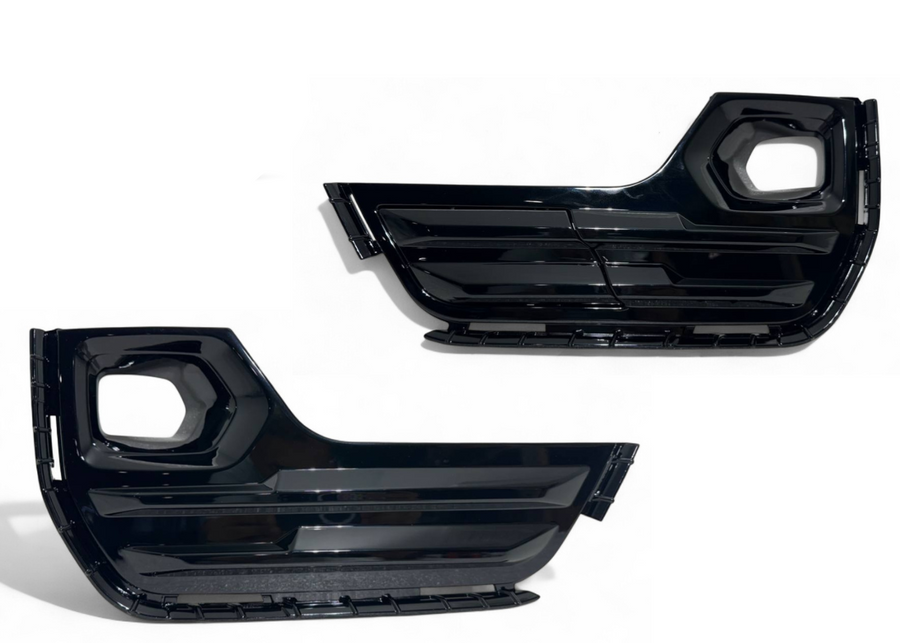2022-2024 GMC Terrain AT4 SLT Front Bumper Fog Light Covers - Gloss Black, Left & Right Sides | Taxes-E-Parts