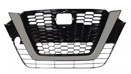 2019-2022 Nissan Altima Front Bumper Upper Grille Chrome - Texas-e-parts