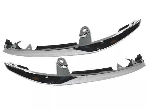 2018-2020 Honda Accord Headlight Chrome Molding Trim Front Left Driver & Right Passenger Set - Texas-e-parts