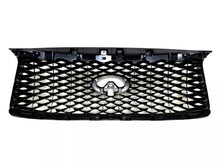 Load image into Gallery viewer, 2018 2019 2020 2021 Infiniti QX80 Front Bumper Upper Grille With Camera Option Chrome - Texas-e-parts