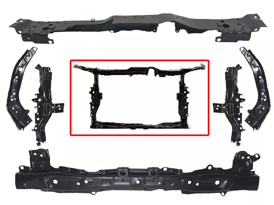 2018-2022 Honda Accord Radiator Core Support Upper Lower Left Right Bracket 6-PCS - Texas-e-parts