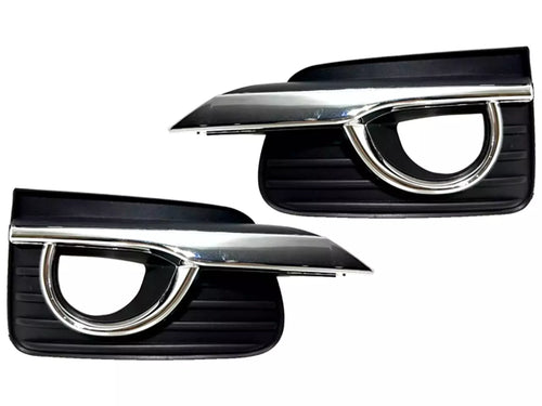 2014-2017 Infiniti Q50 Front Bumper Fog Light Cover Left Driver & Right Passenger Set - Texas-e-parts