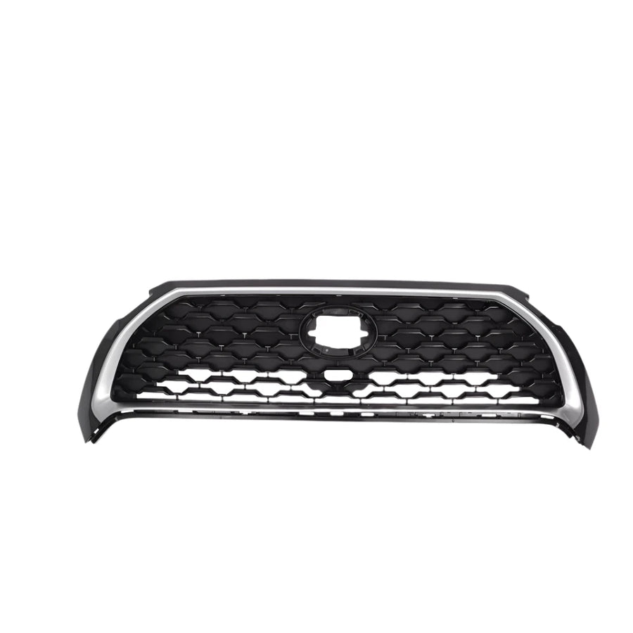 2022-2025 Toyota Corolla Cross Front Bumper Upper Grille With Camera Option Silver - Texas-e-parts