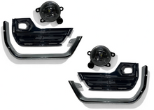 Load image into Gallery viewer, 2022 2023 2024 GMC Terrain SLT Left Right Front Bumper Fog Light Lamp With Cover & Chrome Molding Trim Driver & Passenger Set