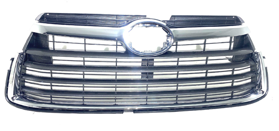 2014 2015 2016 Toyota Highlander Front Bumper Upper Lower Grille - Texas-e-parts