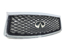 Load image into Gallery viewer, 2018 2019 2020 2021 2022 2023 Infiniti Q50 Q50s Front Bumper Upper Grille With Emblem - Texas-e-parts
