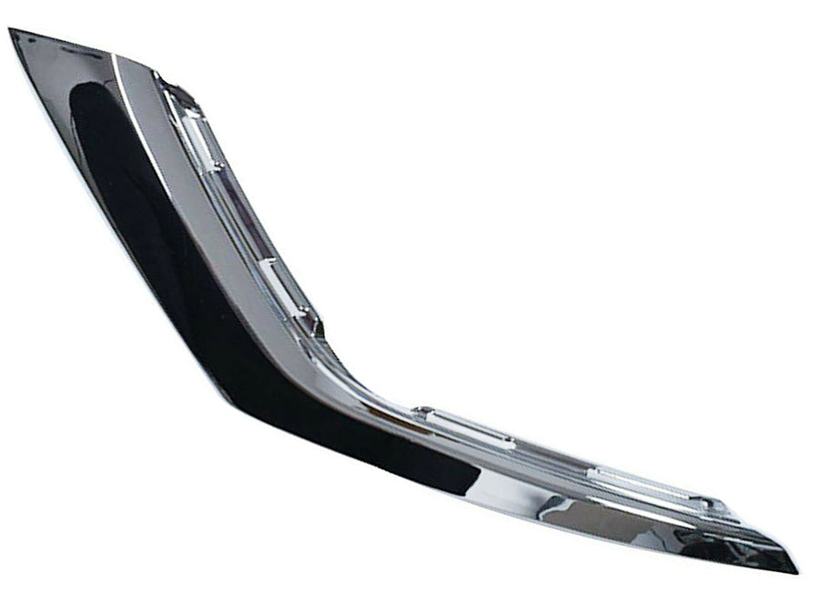 2015 2016 2017 2018 2019 2020 2021 2022 Mitsubishi Outlander & Outlander PHEV Front Bumper Lower Chrome Trim Left Driver Side - Texas-e-parts
