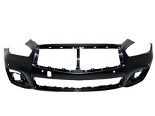 Load image into Gallery viewer, 2015 2016 2017 2018 2019 Infiniti Q70L Q70 Front Bumper Cover With Sensor Holes - Texas-e-parts