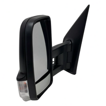 Load image into Gallery viewer, 2006 2007 2008 2009 2010 2011 2012 2013 2014 2015 2016 2017 2018 Dodge Mercedes-Benz Freightliner Sprinter 2500 3500 Van Left Front Door Side Rear View Mirror Heated Signal Power Adjustment Manual Fold Long Arm Driver