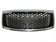 2018 2019 2020 2021 Infiniti QX80 Front Bumper Upper Grille With Camera Option Chrome